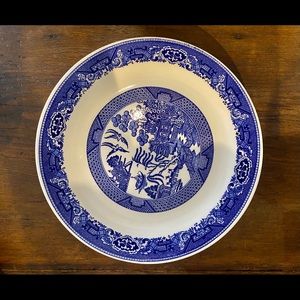 Vintage Blue Willow Platter